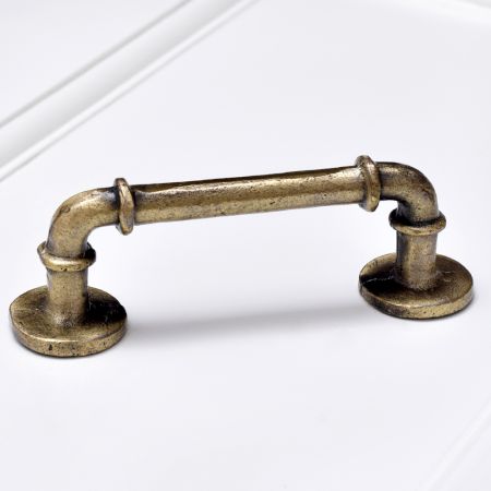 Handmade High-Quality Iron Drawer Handle in Antique Finish